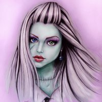 Как поэтапно нарисовать Фрэнки Штейн?